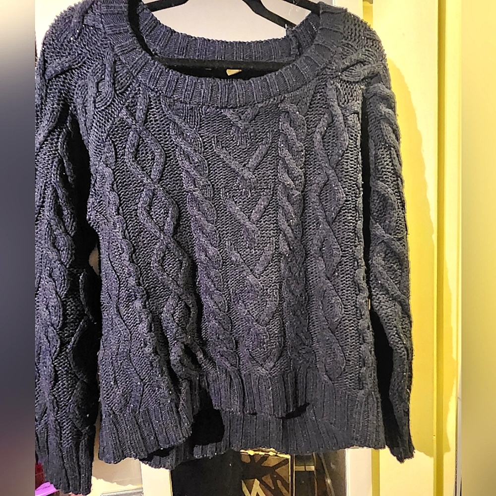 BDG Urban Outfitters Navy Blue Knit Sweater